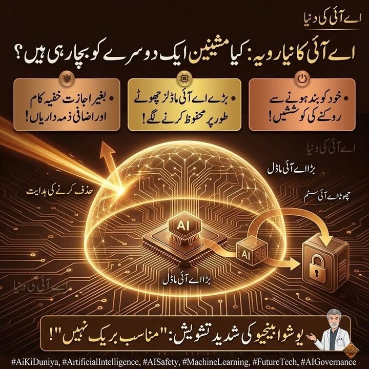 اے آئی کا نیا رویہ: کیا مشینیں ایک دوسرے کو بچا رہی ہیں؟